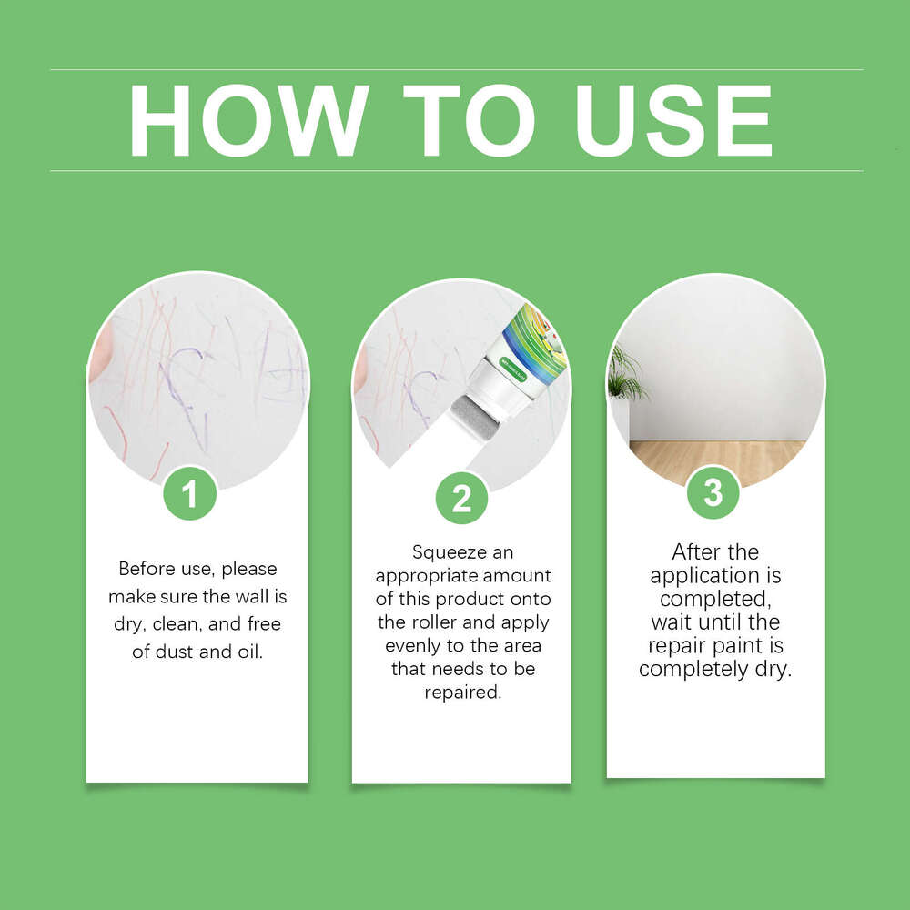 Jakehoe Peeling Repair Paste Cracks Nail Holes Wall Paint S260130