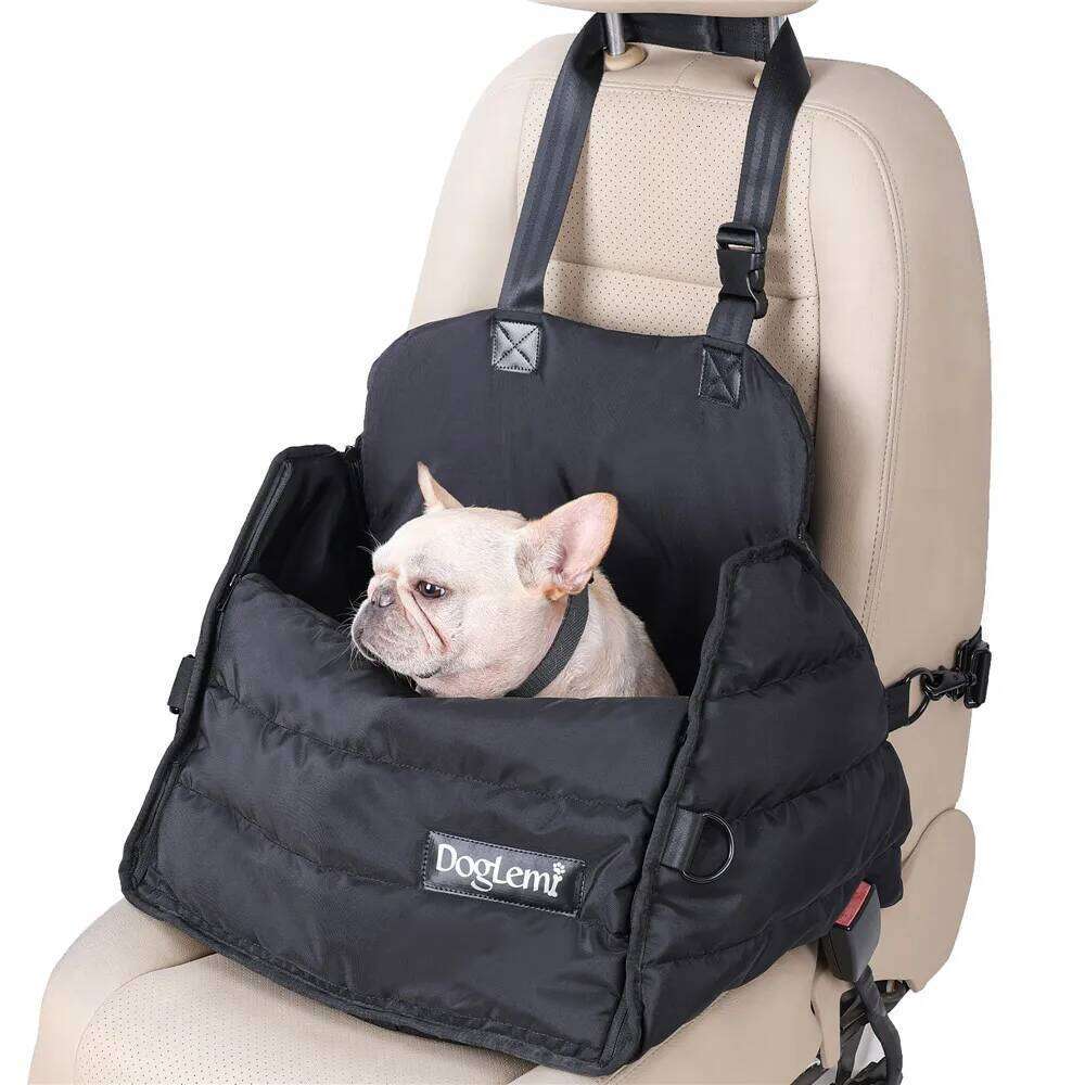 Bed Carrier for Small Medium Dogs Waterproof Dog Car Seat Cover Safety Adjustable Pet Travel Bag Handy Soft Cushion 26H0130