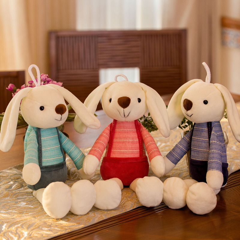 Plush Dolls 50CM 30CM Cute rabbit plush toys Bunny Stuffed Animal Baby Toys doll baby accompany sleep toy gifts For kids WJ491 220830