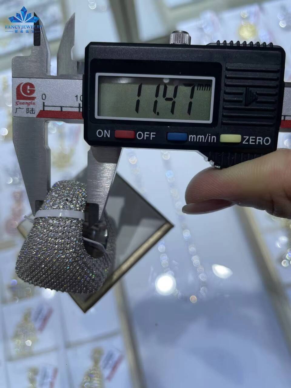 Hiphop Men Women Fine Jewelry Iced Out Gold Plated 925 Sterling Silver VVS Moissanite Diamond Baguette Ring With GRA Certificate