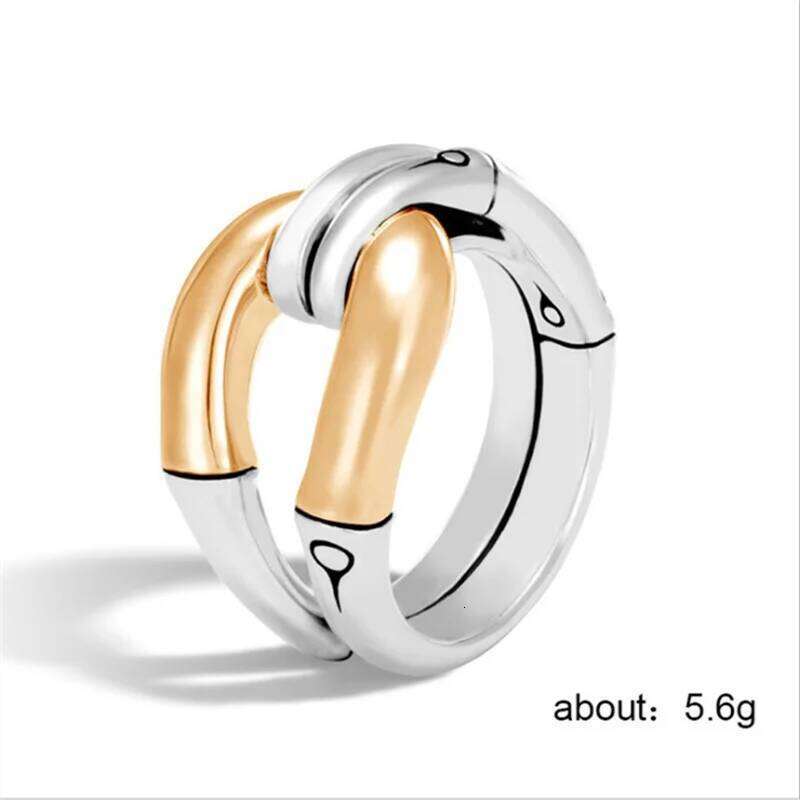 Delicate Fashion Gold Silver Color Simple Geometry Rings for Women Wedding Engagement Jewelry XJ260130
