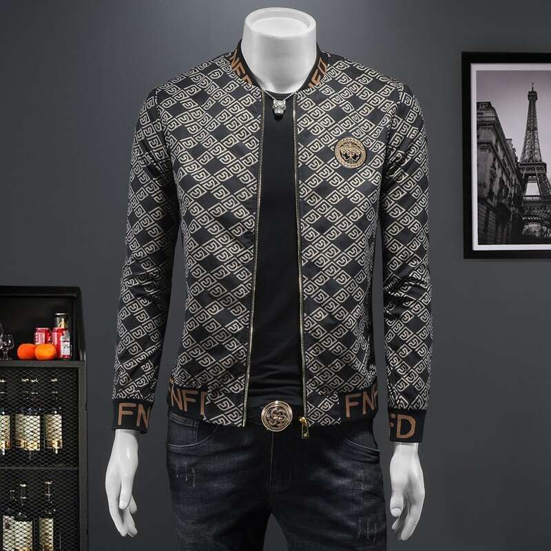 Autumn Winter New Trendy Casual Fashion Slim Fit Thin Youth Men's Jacket