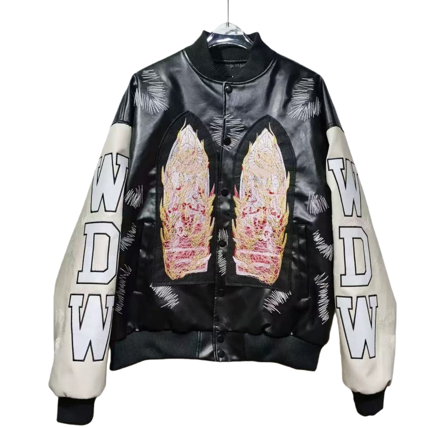 Mens Jackets Designer PU jacket Men Rivet Artificial drill locomotive Jackett High quality Track Jacket Cuff embroidery window mens Classic jacket Racing car Coat