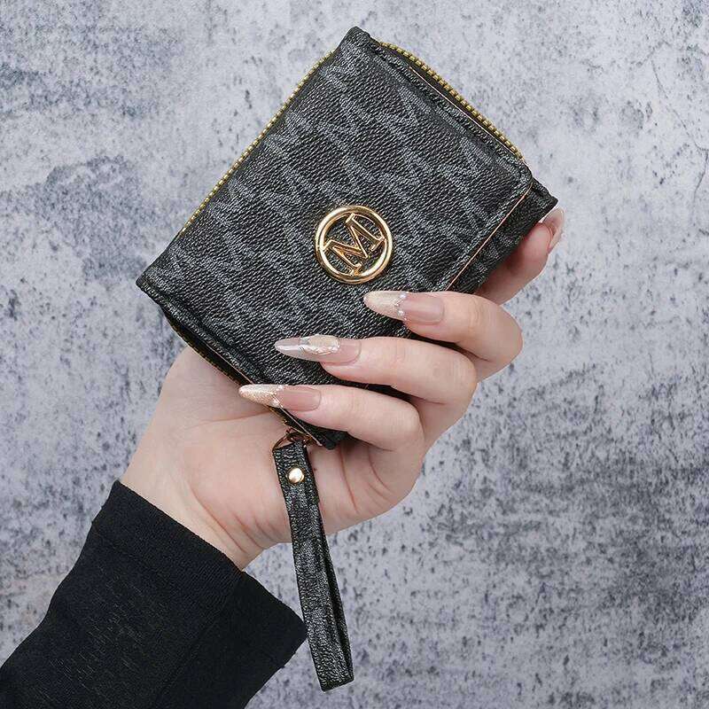 New style women's short, European and American PU high-end coin purse, printed, multi-card slots, small wallet, money cl Z260130