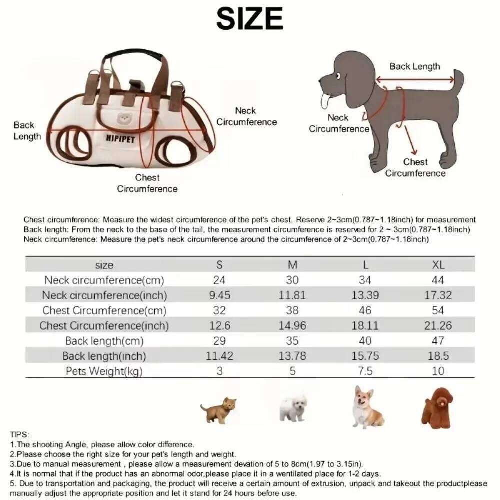 Crossbody Carrier Backpack Adjustable Washable Teddy Strap Breathable Outing Bag Travel Dog accessories For small dogs 26H0130