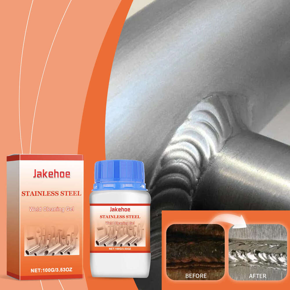 JAKEHOE Stainless Steel Seam Weld Residue Easy Stain Dirt Removal Cleaning Gel S260130
