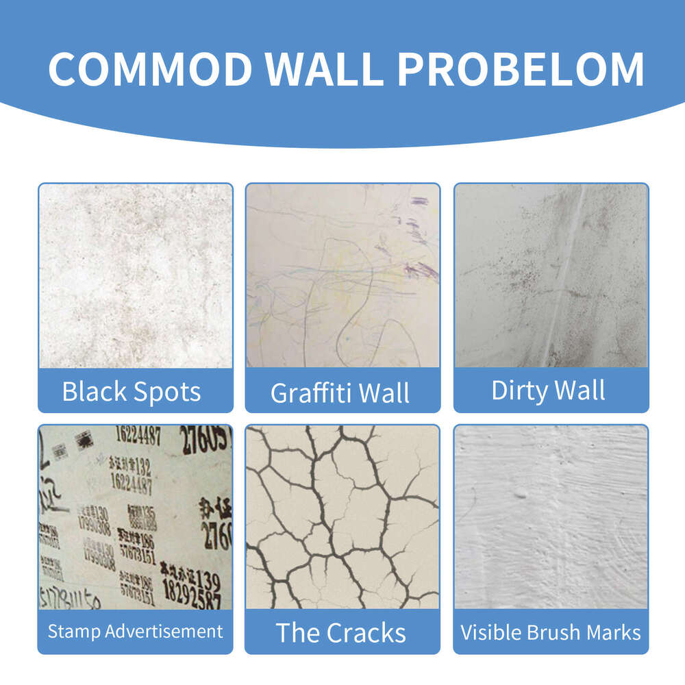 Jaysuing Graffiti Covering Mold Spots Cracks Maintenance Renovation Household Wall Roller Brush S260130