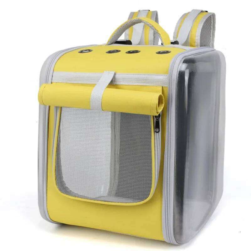 Transparent Dogs Cats Carriers Breathable Backpack Acrylic Space Capsule Puppy Kitten Bag Outdoor Travel Portable Pet Supplies 26H0130