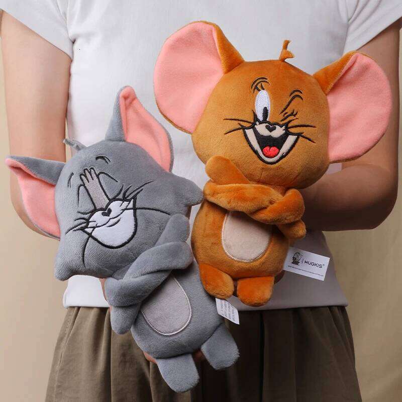 Anime Tom And Jerry Plush Toy Cartoon Movie Figures Cat Mouse Cute Plushies Stuffed Animal Doll Toys For Kids Gift Free Shipping Y260128