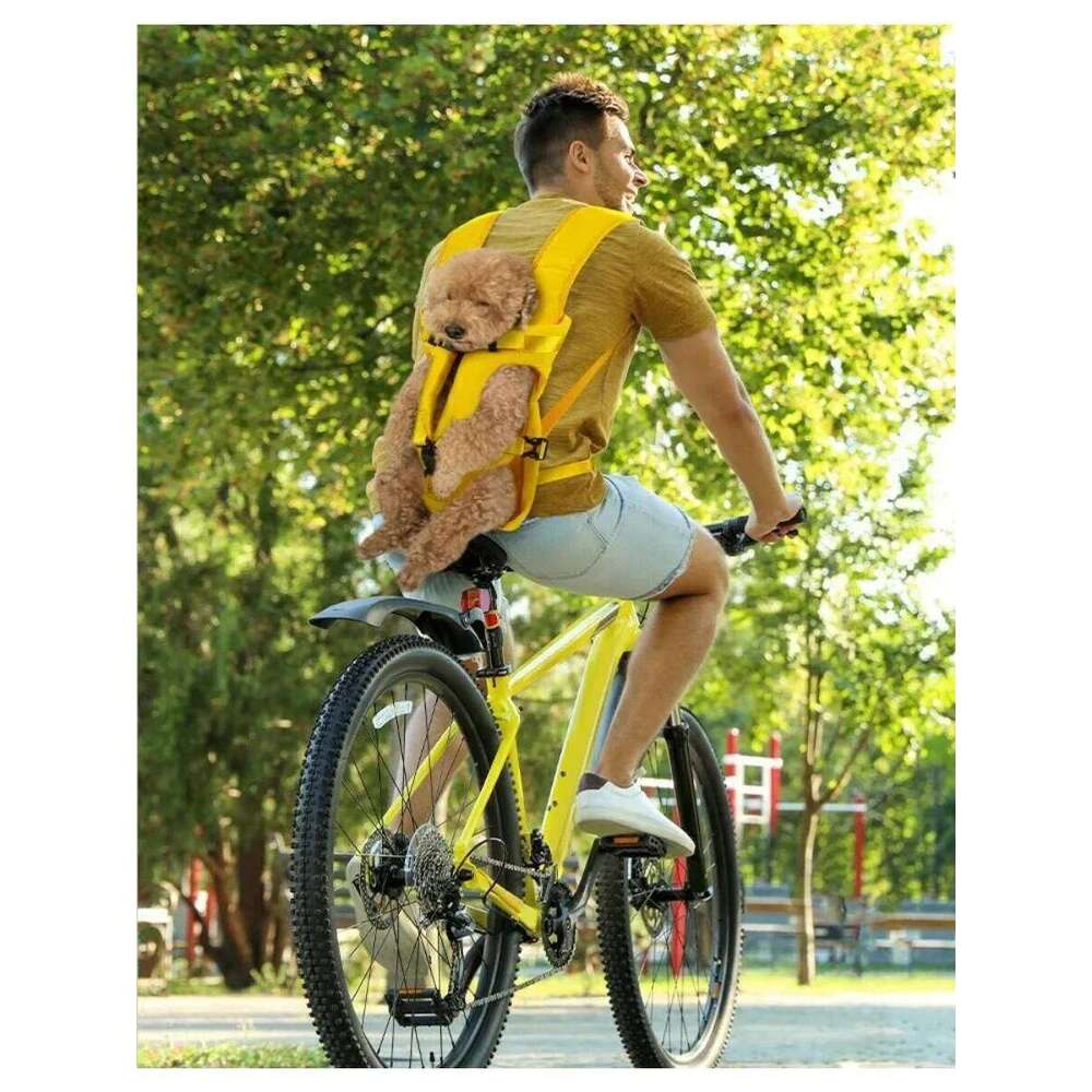 New Pet Outgoing Breathable Backpack Carrier Dog Legs Out Front Bag Carrying for Small Medium Dogs Bulldog Puppy 26H0130