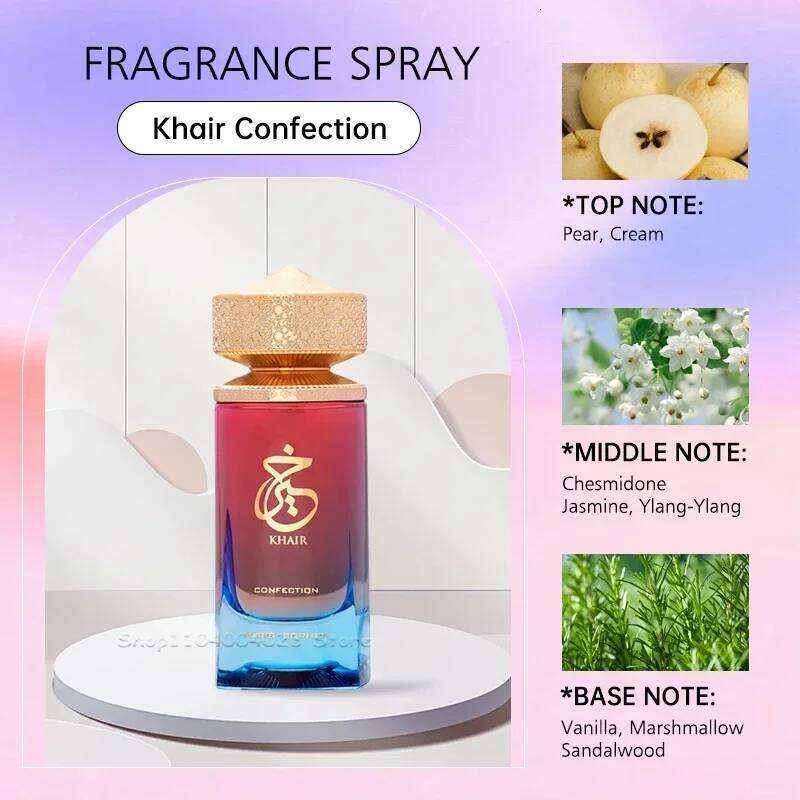 100ml Khair Confection Paris Corner Eau de Parfum Sweet Candy Scent Perfume Men For Women Elegant Packaging Holiday Gifts H260130