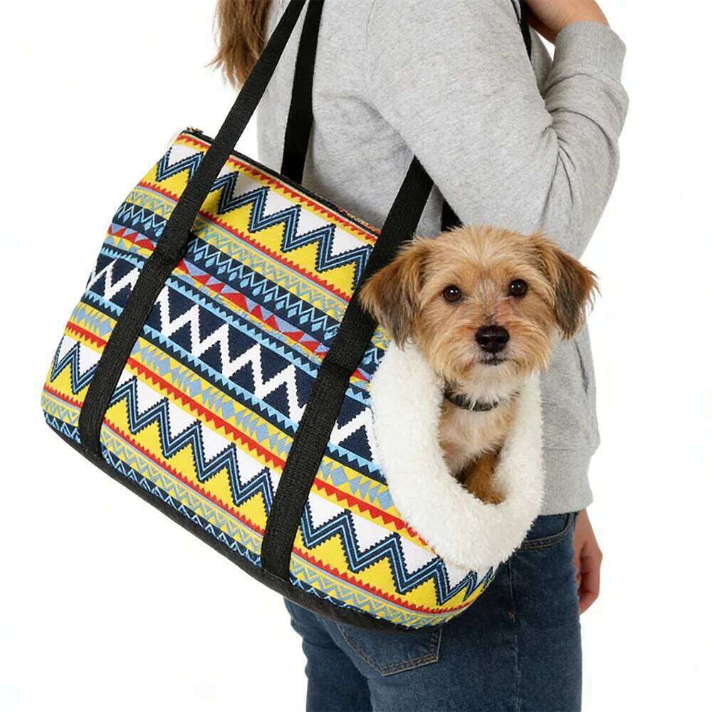 Portable Dog Bag for Small Dogs Cat Foldable Thicken Fleece Soft Puppy Carrier Handbag Warm Outdoor Travel Bulldog Pets Supplies 26H0130