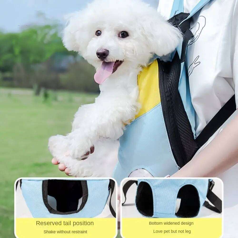Outdoor Portable Pet Carrying Backpack Breathable Dog Cat Front Chest Backpacks Small Medium Puppy Supplies 26H0130