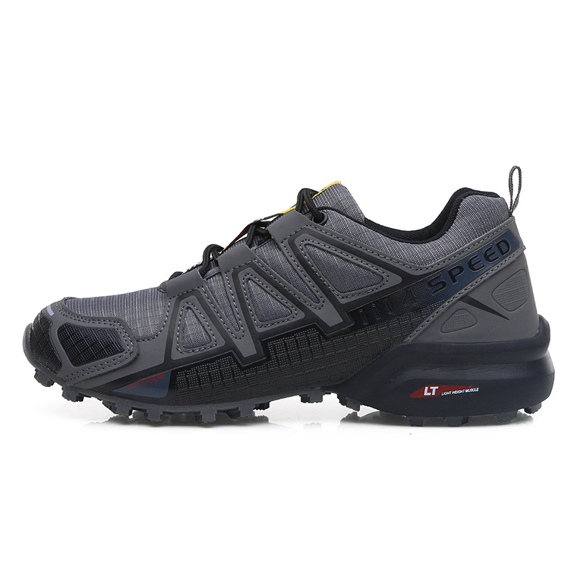 New Large Size Outdoor Climbing Sports Shoes Men'S Shoes Non Slip Shock Absorption Sports Climbing Shoes Breathable Hiking Shoes Men 2026s hot