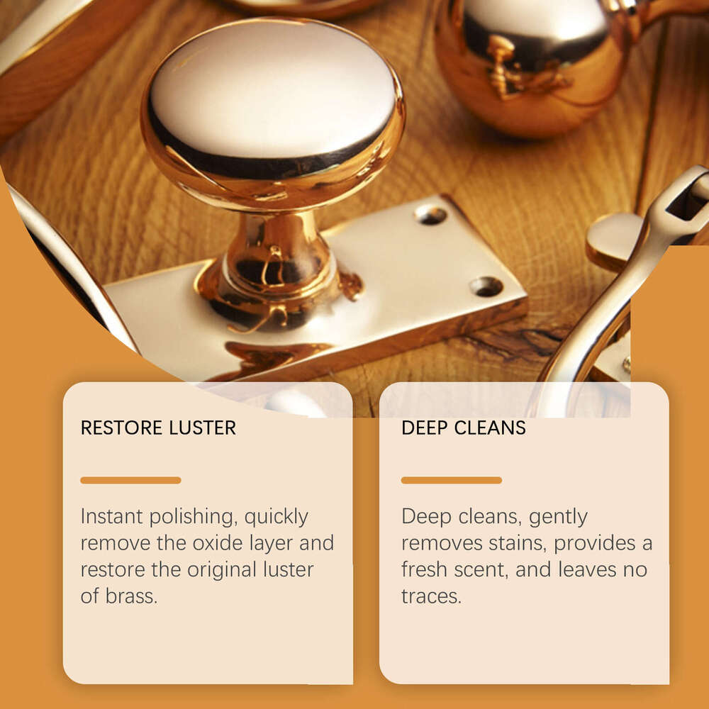 JAKEHOE Cleaning Stain Removal Polishing Shine Gentle Maintenance Brass Care Spray S260130