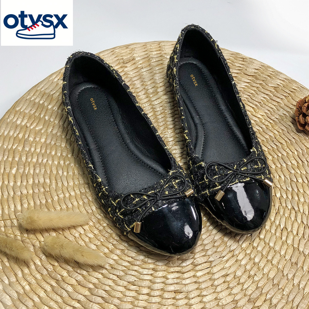 2026 new women's style round toe single shoes, women's new shallow mouth multifunctional flat shoes, evening wear multifunctional comfortabl