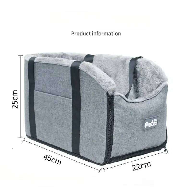Portable Car Safety Seat for Small Dogs Travel Central Control Cat Transport Protector Dog Bags Pet Carrier Accessories 26H0130