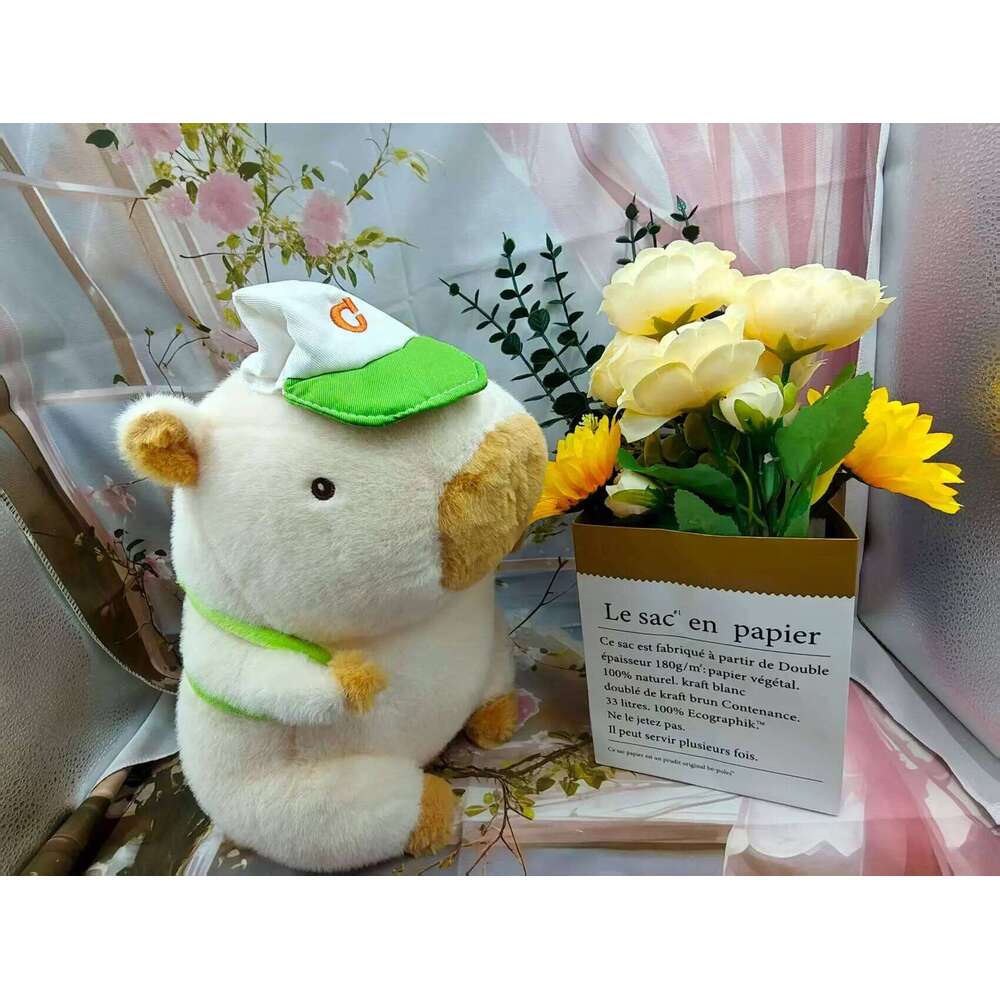 23-30cm Capybara Simulation Capibara Anime Fluffty Toy Cute Stuffed Animals Soft Doll Plush Christmas Thanksgiving Y260128