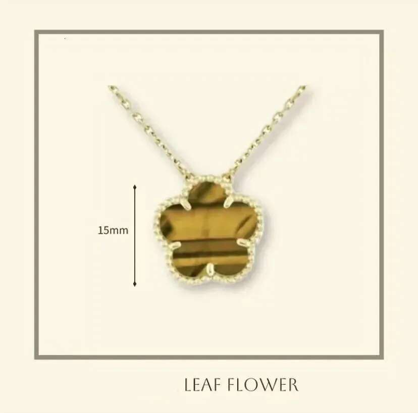 Necklace Designer For Women Clavicle Necklace Classic Clover Jewlery Mother Of Pearl Diamonds Flower Pendant Necklace Designer Jewelry Suitable For Da