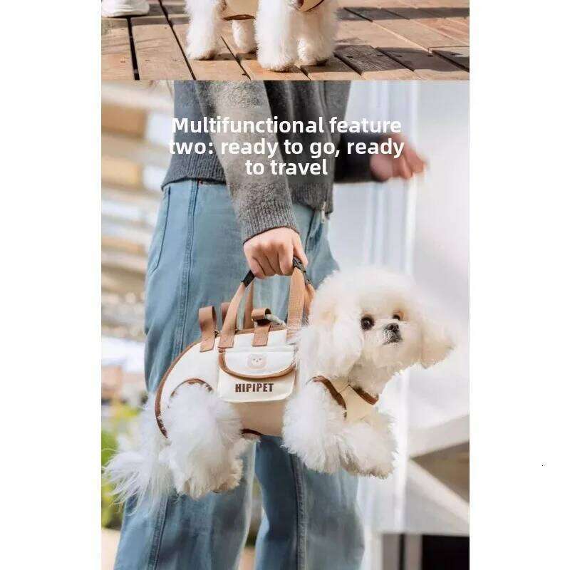 Convenient for Pets To Go Out Small Dogs and Cats New Shoulder Bag Can Be Slung with Portable Cartoon Strap Bag. 26H0130
