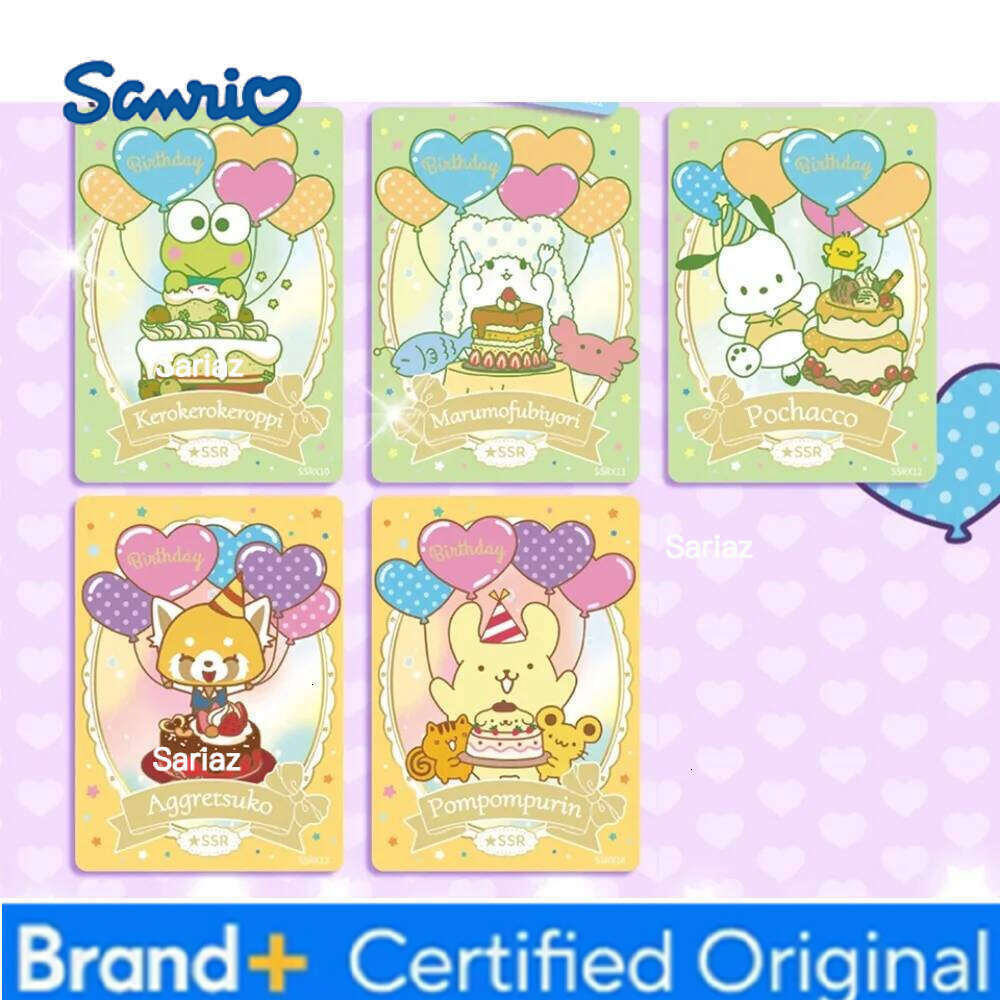 Sanrio VANCARD'S Collection for Children Popular Japanese Anime IP Hello Kitty Cute Star Party Series Trading Cards Gifts H2601301