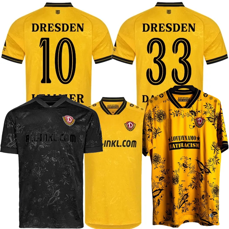 2025 2026 Dynamo Dresden Soccer Jerseys ROSSIPAL VERMEIJ LEMMER KUTSCHKE KOTHER FROLING AMOAKO SAPINA DAFERNER 25 26 football shirt