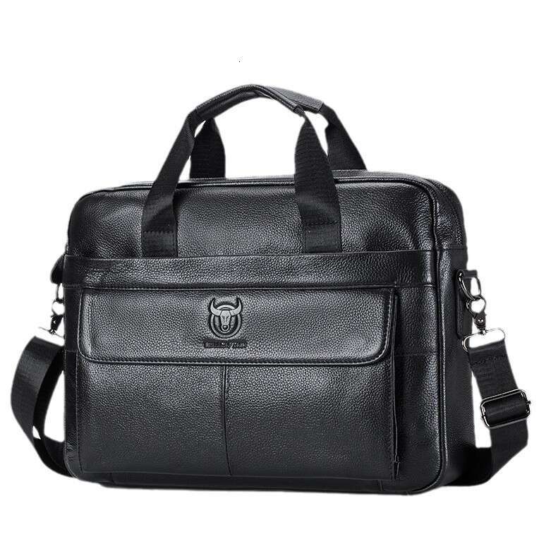 Luxury Shoulder Bags Totes Hobo Captain Niu Men S Trendy Genuine Leather Business Briefcase Top Layer Cowhide Laptop Handbag Crossbody Bag SENYY