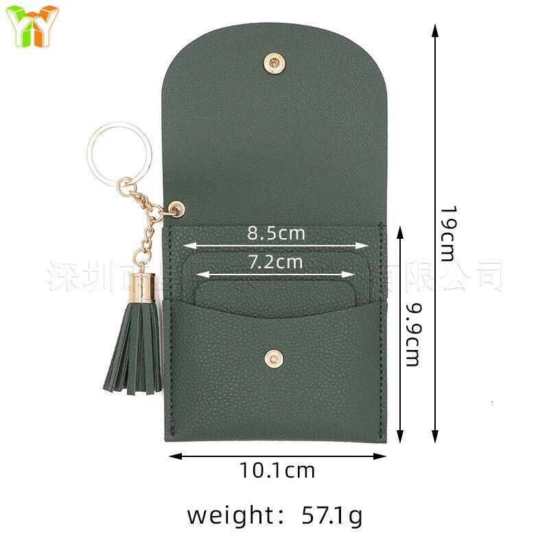 Women's Coin Purse Mini Card Holder Multiple Slots Simple Elegant Hardcoin Pouch For Change Management Z260130