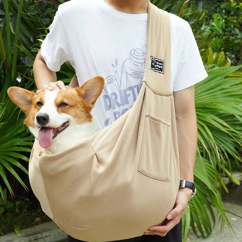 Pet Dog Shoulder Bags Carrier Bag Outdoor Travel Puppy Dogs Single Comfort Sling Handbag Tote Pouch Kitten Corgi Transport Pets 26H0130