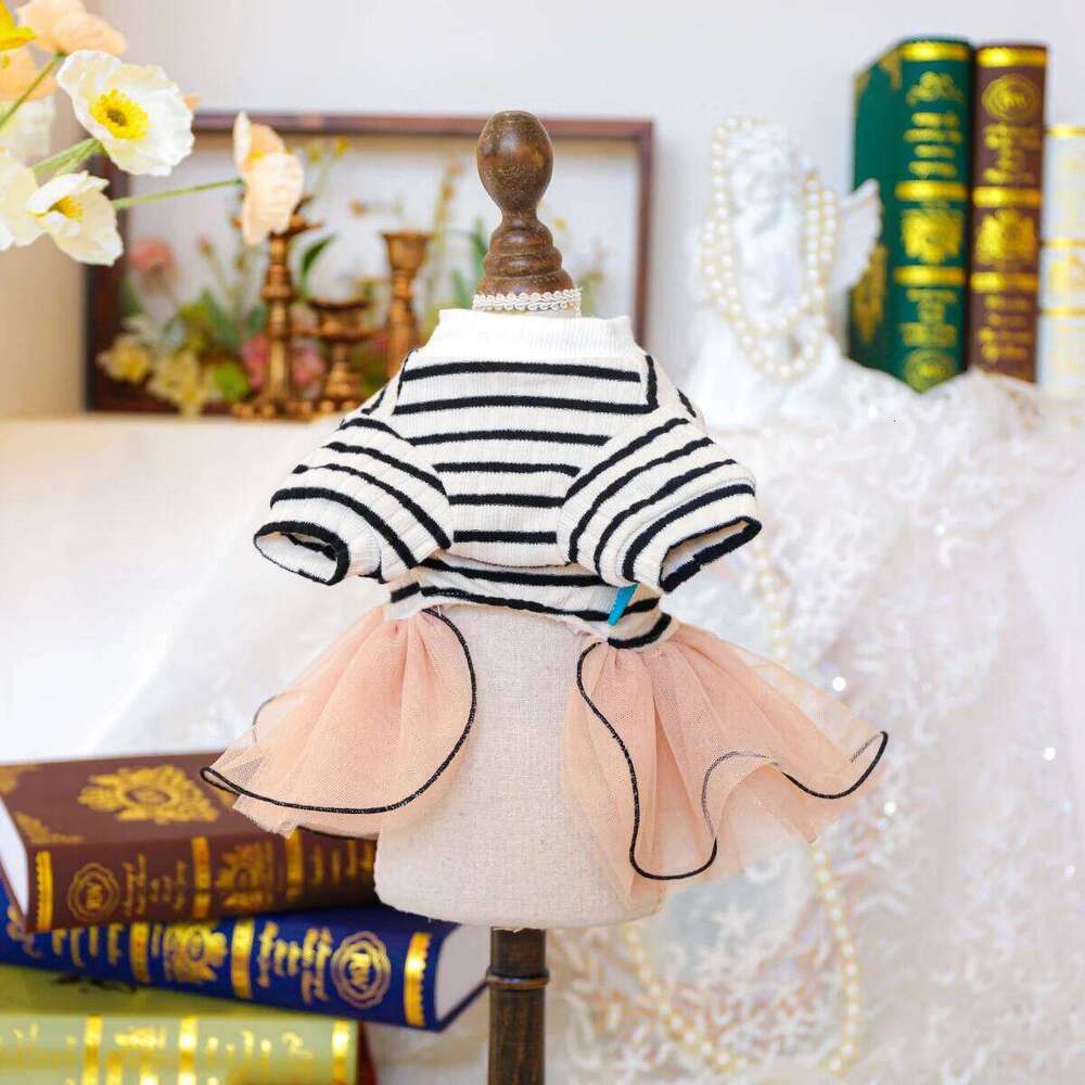 Feifei Bear Puffy Pet Clothes Dog Cat Summer Hair Loss Wedding Dress H260129