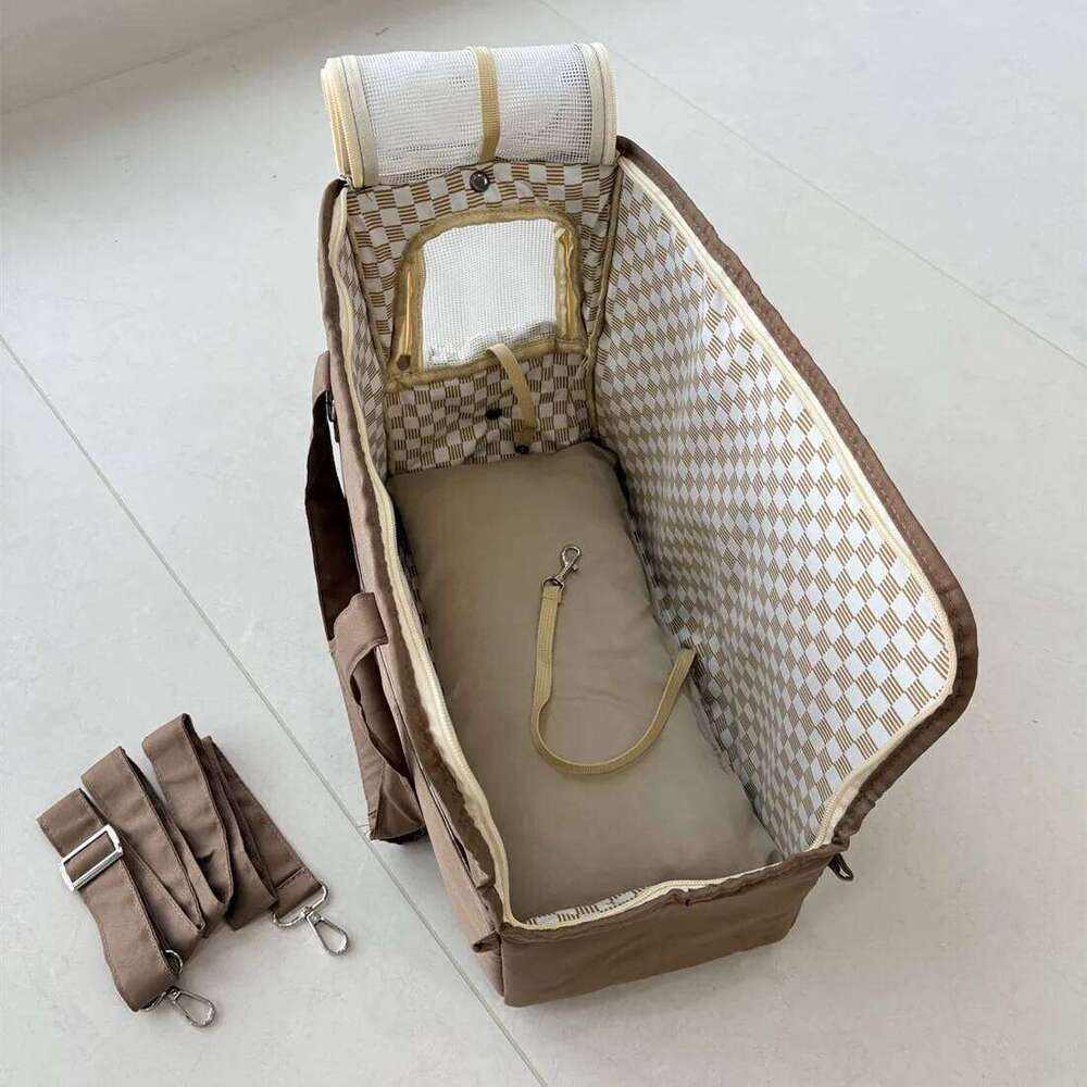 Comfortable Dog Crossbody Shoulder Outdoor Travel Portable Cat Puppy Sling Carrier Bag Pet Carrying Supplies - view 7