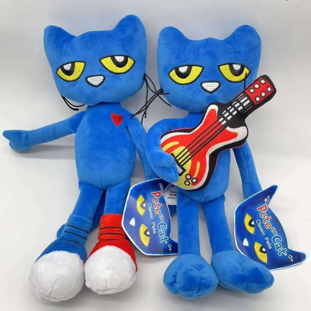 New Good-looking 30cm Pete The Cat Plush Game Animation Children's Birthday And Holiday Gifts Room Decor Plushies Toy Y260128