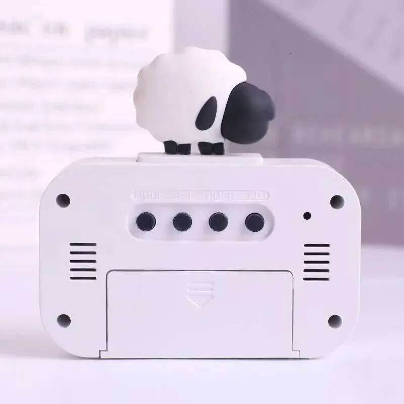 Cartoon Music Stopwatch for Studying Time Management Date Countdown Timer Digital Table Clocks Reminder Desktop Alarm Clock W260130