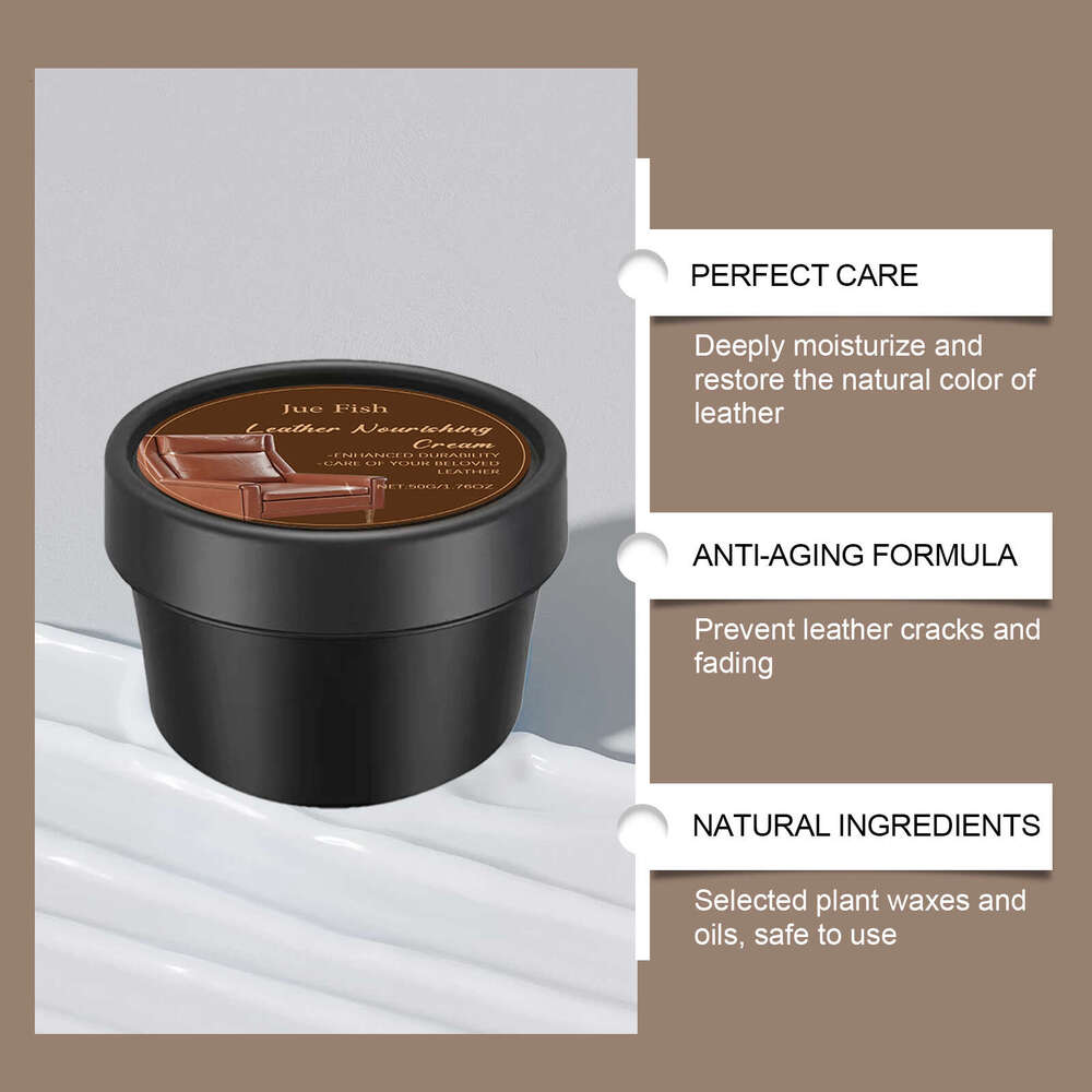 Jue-Fish Scratch Repair Bag Sofa Leather Shoes Nourishing Care Cleaning Maintenance Cream S260130
