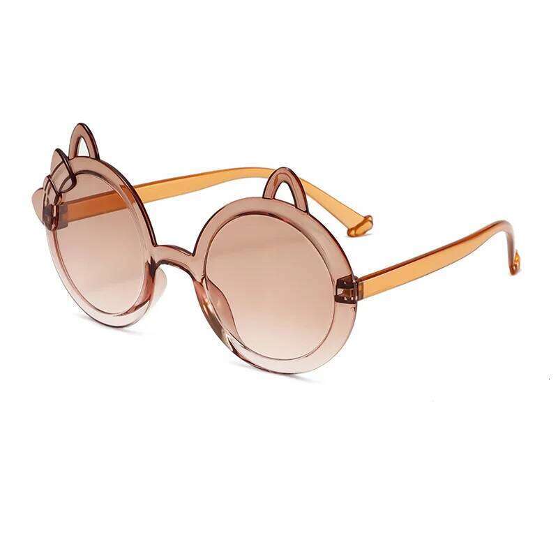 Travel Sunglasses Cartoon Kitten Eyeglassess for Boy Girl Children Rimless Casual Sun Glasses 2025 UV400 H260130