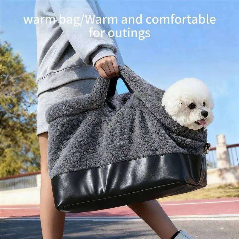 EFFICIENT Soft Waterproof Sling Pouch Puppies Dog Carrier With Safety Harness Buckle- Ideal For Small To Medium Breeds In 26H0130
