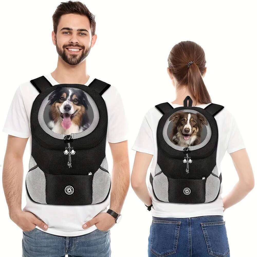 Shoulder Backpacks Comfortable Doggy Front Backpack Pet Puppy Bags for Biking Hiking Camping Dog Carrier Bag 26H0130