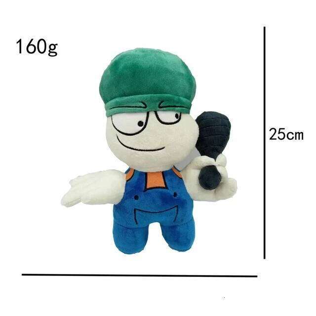 25/30cm Dave And Bambi Toys Friday Night Funk Plush Doll FNF Stuffed Cartoon Dolls For Kid Christmas Birthday Gift Y260128