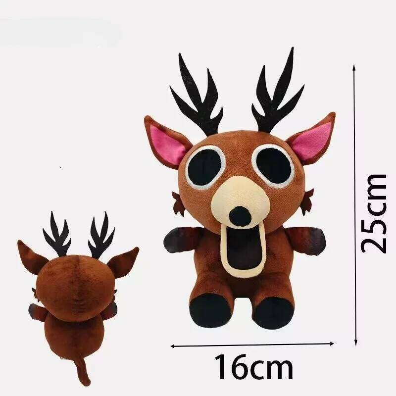 --NEW New 3 styles Stock Deer Plush Doll 99 Nights In The Forest Anime Peripherals Toy Halloween Christmas Gift Y260128