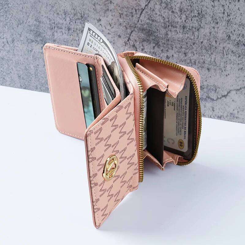New style women's short, European and American PU high-end coin purse, printed, multi-card slots, small wallet, money cl Z260130