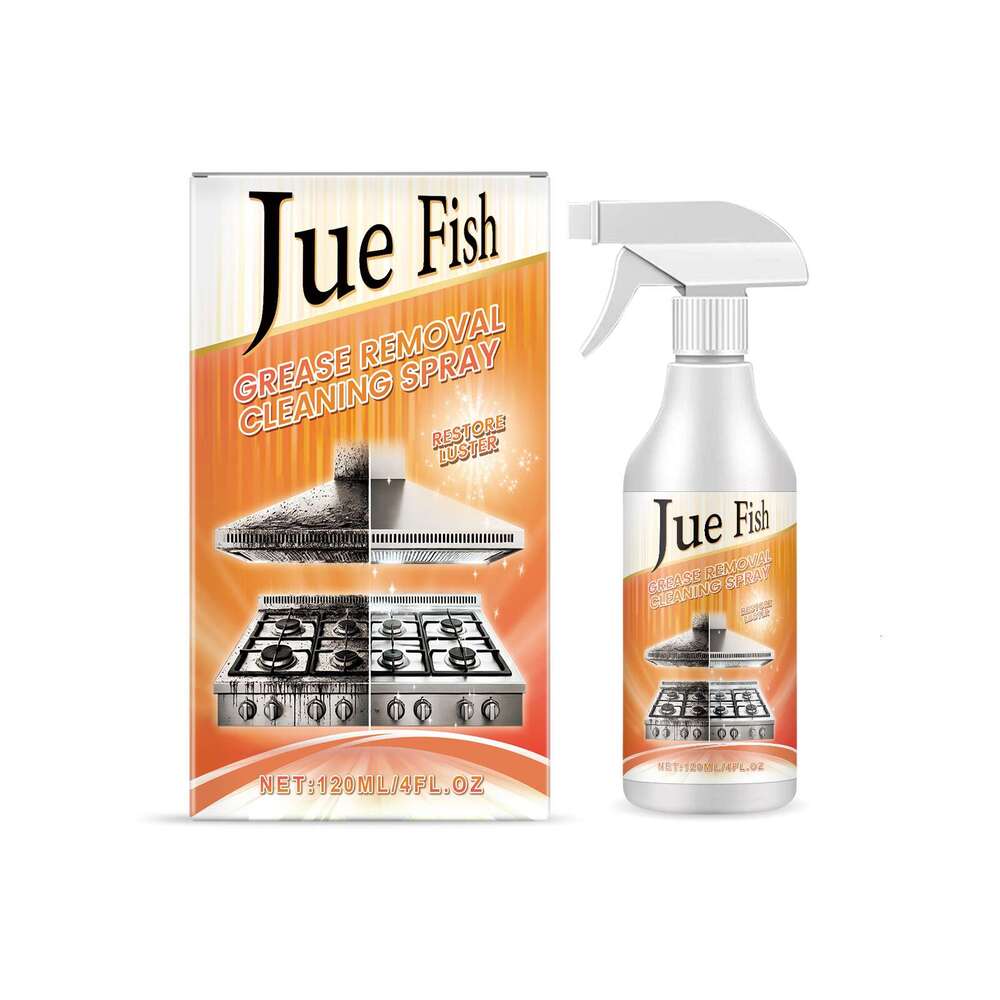 Jue-Fish Removal Kitchen Multi-Functional Countertop Oven Oil Stain Remover Cleaning Spray S260130