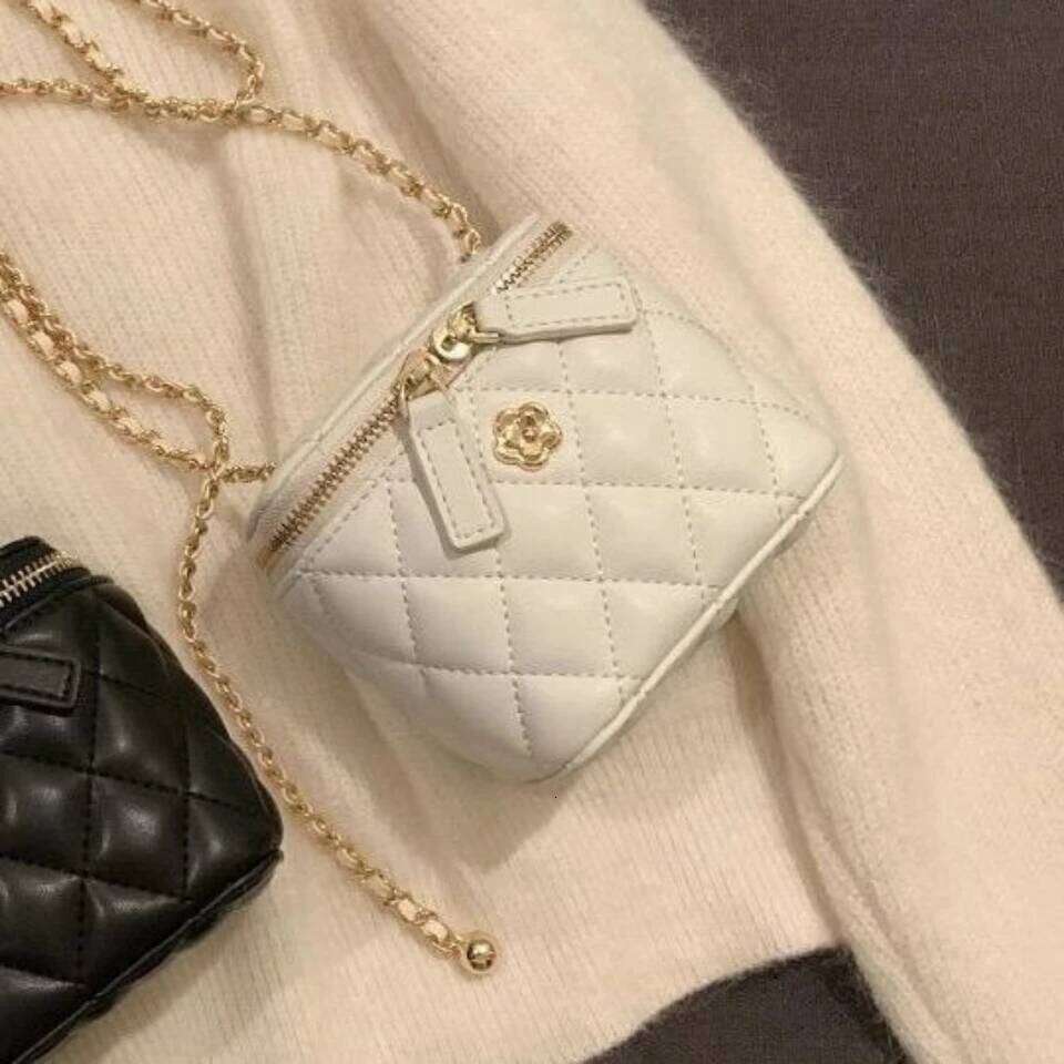New Quilted Chain Diamond Checkered Women's Crossbody Fashion Mini Handbag PU Leather Woman's One-shoulder Small Bag