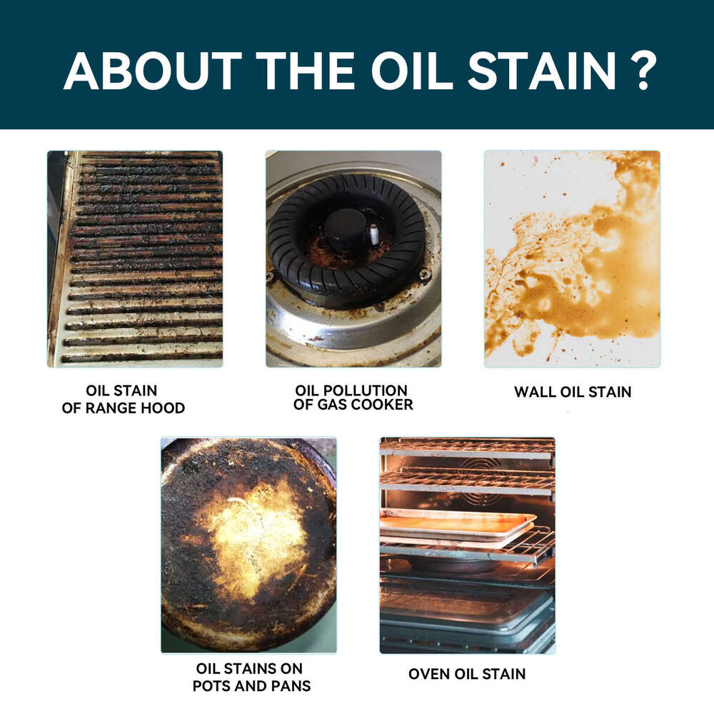 Jue Fish Multi-Purpose Cleaning Concentrate Kitchen Heavy Oil Range Hood Stove Black Stain Cleaner S260130