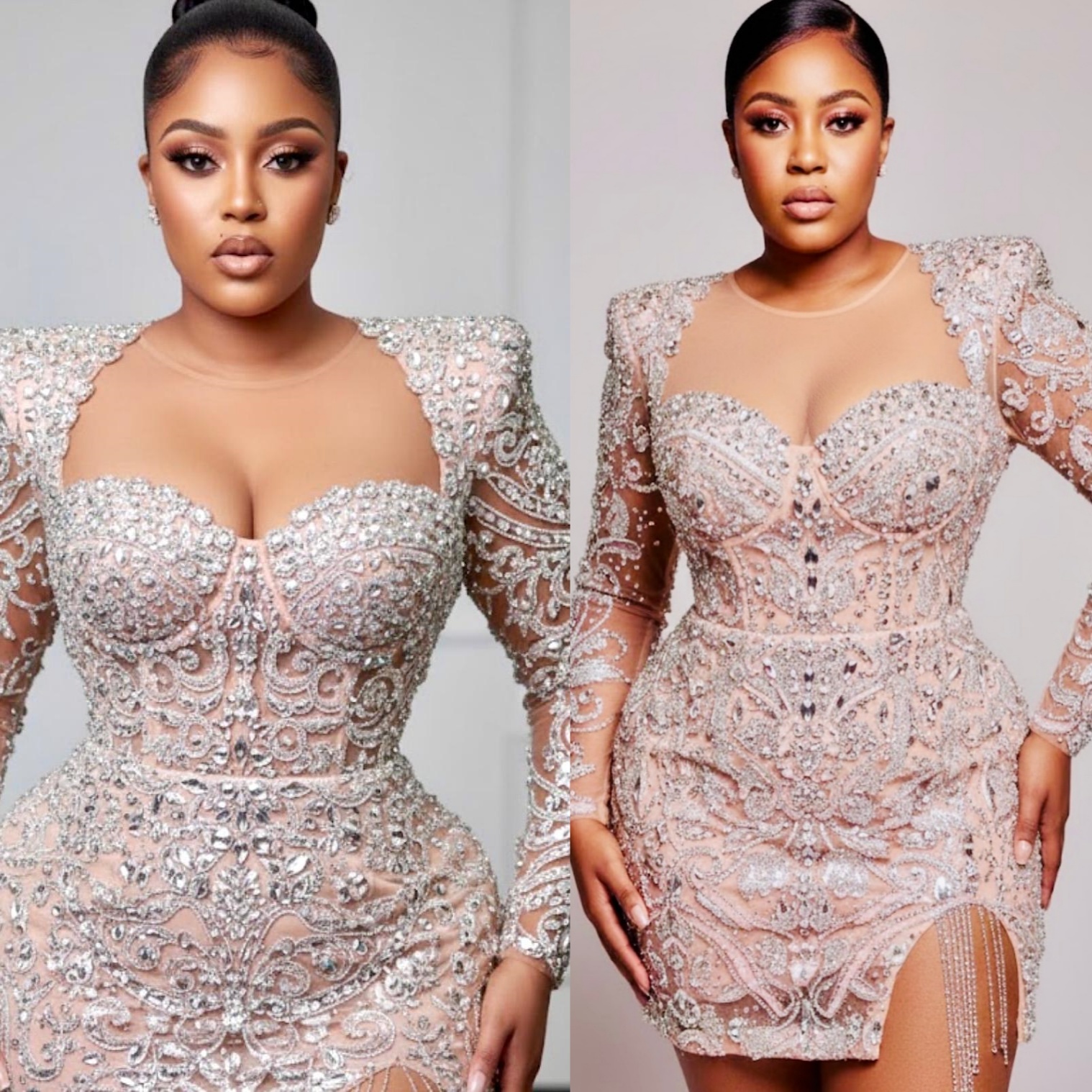 Chic Champagne Sheath 2026 Cocktail Dress Beaded Crystals Lace Illusion Short Mini Graduation Homecoming Dresses For Special Occasions Sweetheart Gown