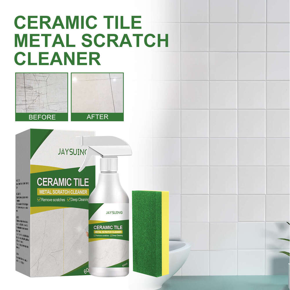 Jaysuing Metal Cleaner Bathroom Floor Wall Tile Scratch Repair Cleaning Brightening S260130
