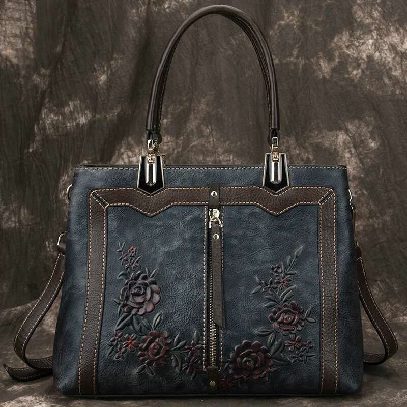 MOTAORA Women S Retro Genuine Leather Luxury Handbags For New Handmade Crossbody Bag Large Capacity Bags Female KABAHEBINGJUE