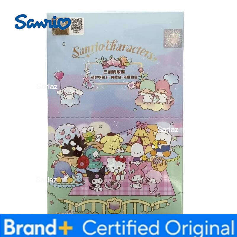 Sanrio Hot Sell 90Pcs/Set Genuine Original Box Cute Anime Character Kuromi Melody Kitty Collection Hobby Card Children's Gift H260130