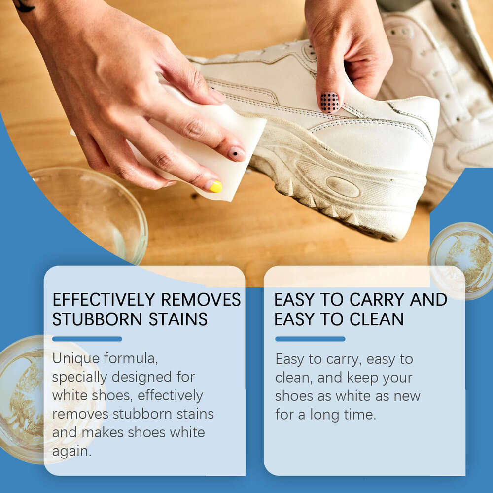 Jue-Fish Cleaner White Cleaning Whitening Stain Brightening Shoe Edge Yellowing Removal S260130