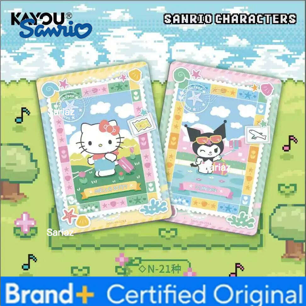 Sanrio KAYOU Authentic New Family Series Dream Collection Carson's Melody Cards Anime Merchandise Children's Holiday Gifts H260130