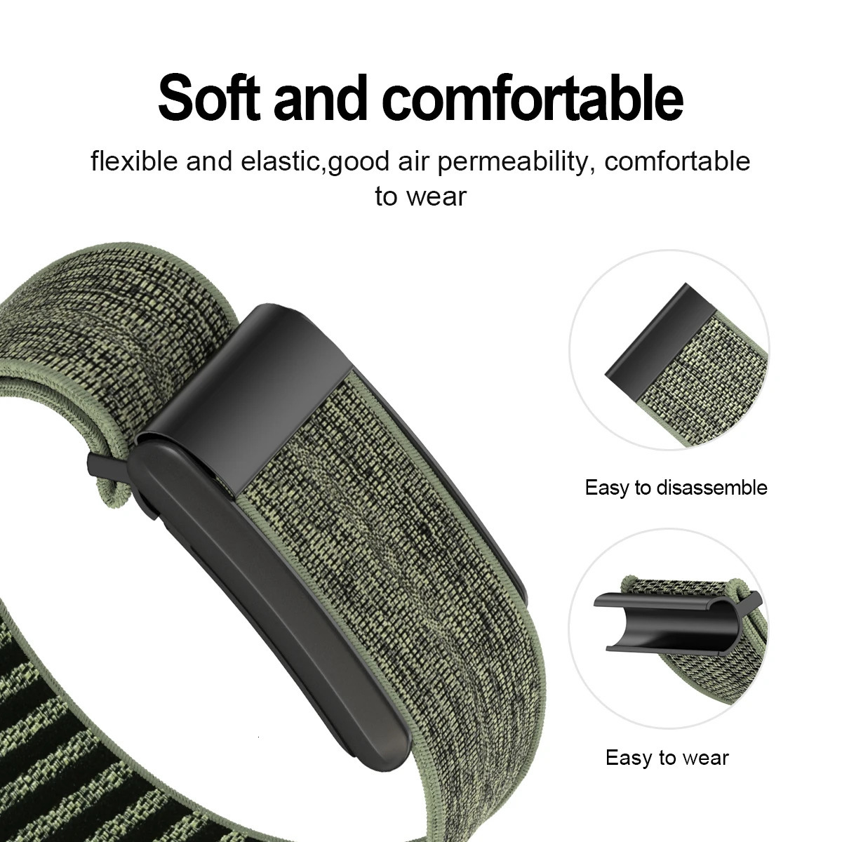 Nylon Fitness Band Soft Adjustable Strap For Whoop 50 Bands 5 One Life ECG Breathable Sports Wristband for Whoop 40 Band 260129 - view 4